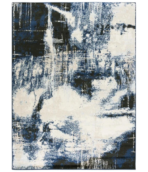 Rugs Town Mystic Blue MYT100 2 ft. 6 in. X 7 ft. 3 in. Rectangle Rug