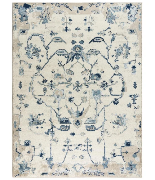 Rugs Town Mystic Light Blue MYT106 5 ft. 2 in. X 7 ft. 3 in. Rectangle Rug