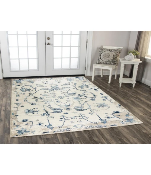 Rugs Town Mystic Light Blue MYT106 5 ft. 2 in. X 7 ft. 3 in. Rectangle Rug