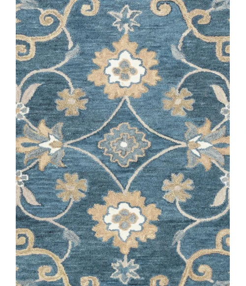 Rugs Town Napoli Blue NP1003 2 ft. 6 in. X 10 ft. Rectangle Rug