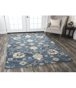 Rugs Town Napoli Blue NP1003 2 ft. 6 in. X 10 ft. Rectangle Rug