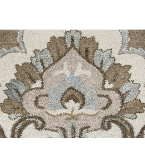 Rugs Town Napoli Brown NP1004 10 ft. X 10 ft. Round Rug