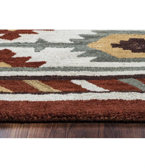 Rugs Town Ryder Rust RY1000 8 ft. X 10 ft. Rectangle Rug