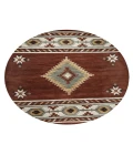 Rugs Town Ryder Rust RY1000 10 ft. X 10 ft. Round Rug