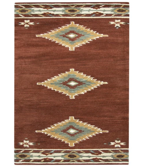 Rugs Town Ryder Rust RY1000 2 ft. 6 in. X 10 ft. Rectangle Rug