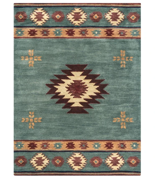 Rugs Town Ryder Grey Blue RY1003 6 ft. 6 in. X 9 ft. 6 in. Rectangle Rug