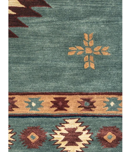 Rugs Town Ryder Grey Blue RY1003 10 ft. X 10 ft. Round Rug