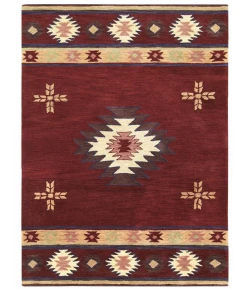 Rugs Town Ryder Burgundy RY1004 12 ft. X 15 ft. Rectangle Rug