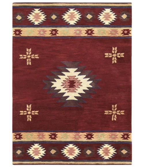 Rugs Town Ryder Burgundy RY1004 12 ft. X 15 ft. Rectangle Rug
