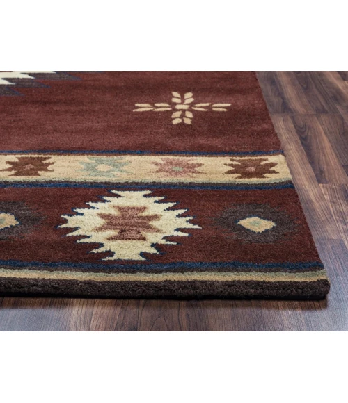 Rugs Town Ryder Burgundy RY1004 12 ft. X 15 ft. Rectangle Rug