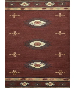 Rugs Town Ryder Burgundy RY1004 2 ft. 6 in. X 10 ft. Rectangle Rug