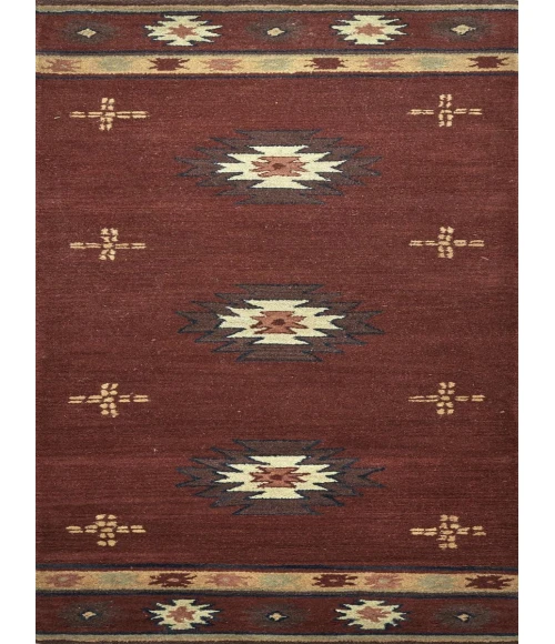 Rugs Town Ryder Burgundy RY1004 2 ft. 6 in. X 10 ft. Rectangle Rug