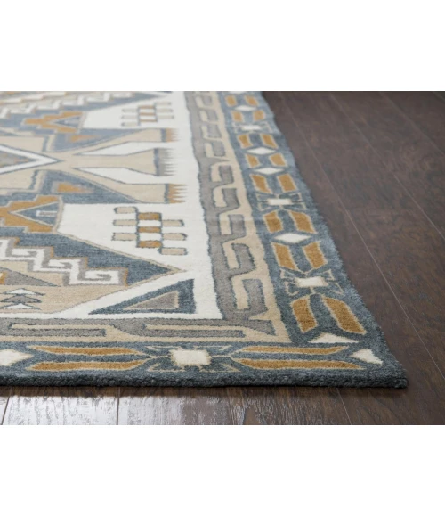 Rugs Town Ryder Grey RY1009 8 ft. X 8 ft. Round Rug