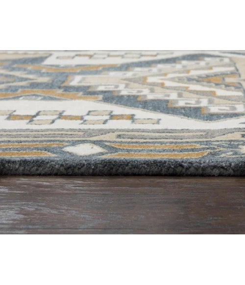 Rugs Town Ryder Grey RY1009 8 ft. X 8 ft. Round Rug