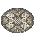 Rugs Town Ryder Grey RY1009 8 ft. X 8 ft. Round Rug
