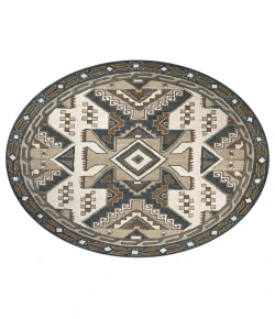 Rugs Town Ryder Grey RY1009 8 ft. X 8 ft. Round Rug