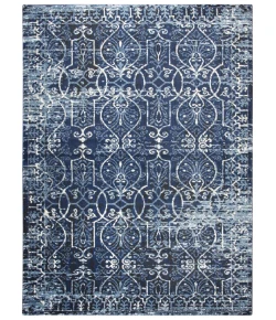 Rugs Town Swagger Dark Blue SW1003 6 ft. 7 in. X 9 ft. 6 in. Rectangle Rug