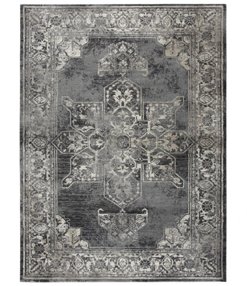 Rugs Town Swagger Grey SW1007 6 ft. 7 in. X 9 ft. 6 in. Rectangle Rug