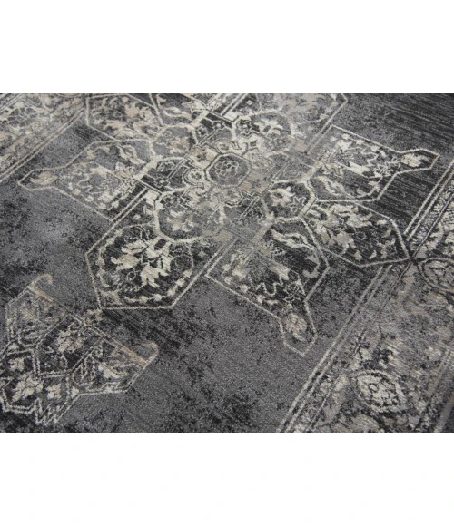 Rugs Town Swagger Grey SW1007 6 ft. 7 in. X 9 ft. 6 in. Rectangle Rug