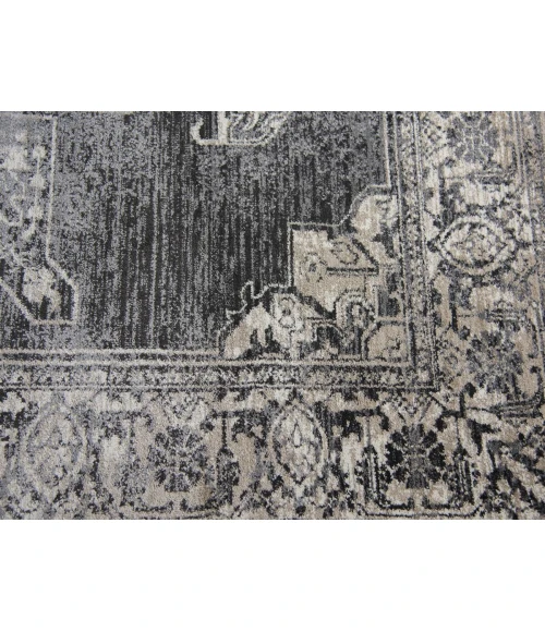 Rugs Town Swagger Grey SW1007 6 ft. 7 in. X 9 ft. 6 in. Rectangle Rug