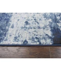Rugs Town Swagger Blue/ Ivory SW1016 6 ft. 7 in. X 9 ft. 6 in. Rectangle Rug