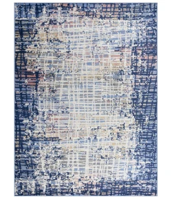 Rugs Town Tapestry Navy TPR100 2 ft. 6 in. X 7 ft. 3 in. Rectangle Rug
