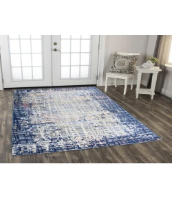 Rugs Town Tapestry Navy TPR100 2 ft. 6 in. X 7 ft. 3 in. Rectangle Rug