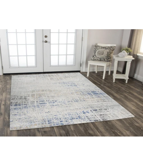 Rugs Town Tapestry Light Grey TPR102 2 ft. 6 in. X 7 ft. 3 in. Rectangle Rug