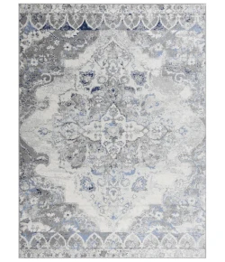 Rugs Town Tapestry Light Grey TPR103 2 ft. 6 in. X 7 ft. 3 in. Rectangle Rug