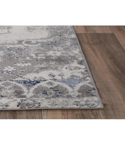 Rugs Town Tapestry Light Grey TPR103 2 ft. 6 in. X 7 ft. 3 in. Rectangle Rug