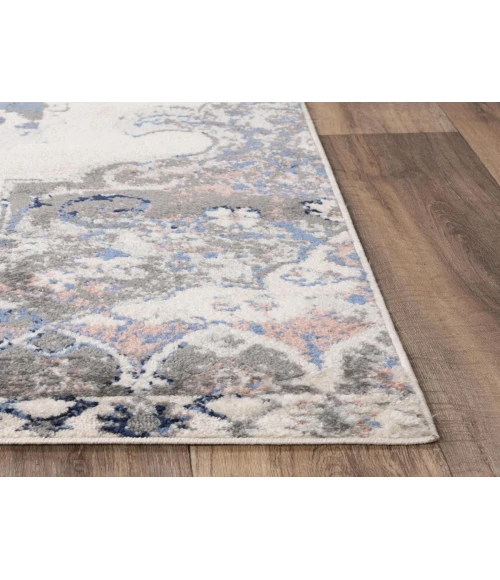 Rugs Town Tapestry Light Blue TPR104 5 ft. 2 in. X 7 ft. 3 in. Rectangle Rug