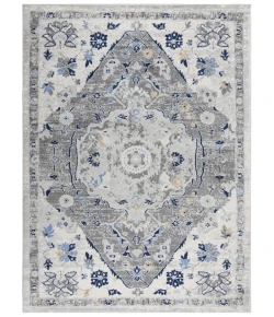 Rugs Town Tapestry Light Grey TPR106 2 ft. 6 in. X 7 ft. 3 in. Rectangle Rug