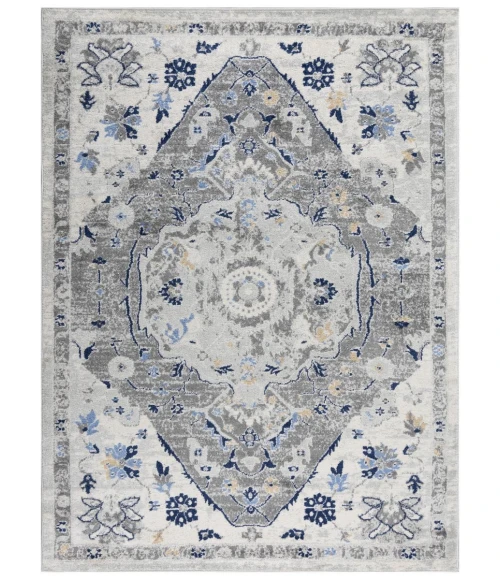 Rugs Town Tapestry Light Grey TPR106 8 ft. X 9 ft. 6 in. Rectangle Rug