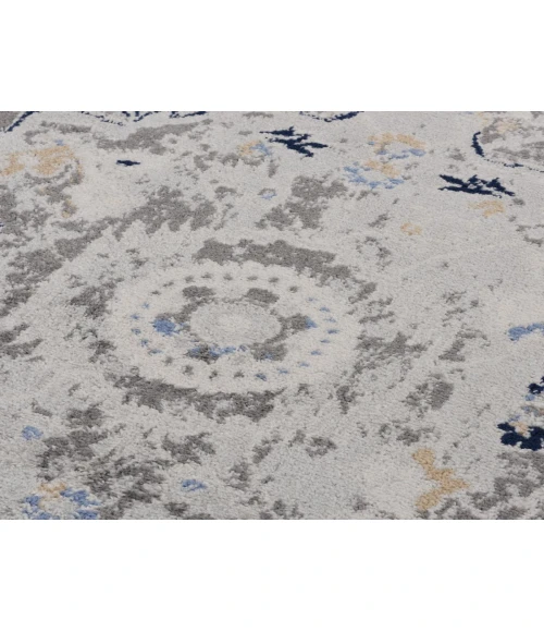 Rugs Town Tapestry Light Grey TPR106 8 ft. X 9 ft. 6 in. Rectangle Rug