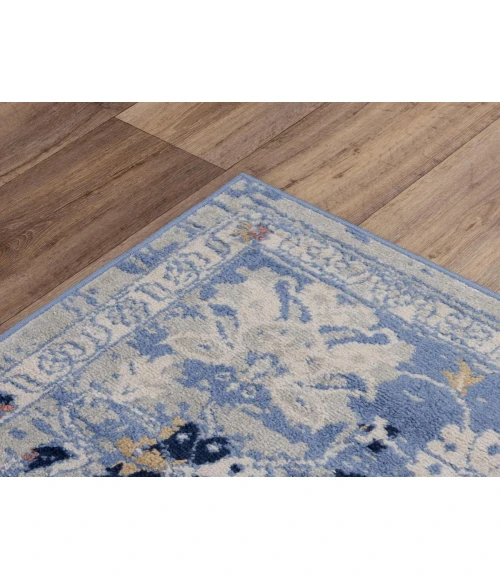 Rugs Town Tapestry Light Blue TPR107 2 ft. 6 in. X 7 ft. 3 in. Rectangle Rug