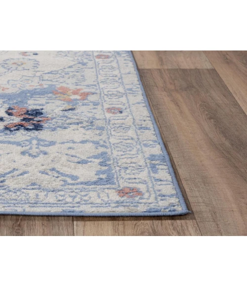 Rugs Town Tapestry Light Blue TPR107 2 ft. 6 in. X 7 ft. 3 in. Rectangle Rug