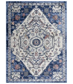 Rugs Town Tapestry Dark Blue TPR109 2 ft. 6 in. X 7 ft. 3 in. Rectangle Rug