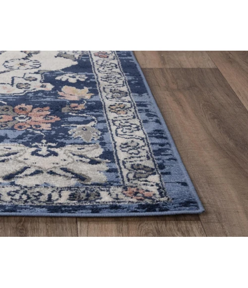 Rugs Town Tapestry Dark Blue TPR109 2 ft. 6 in. X 7 ft. 3 in. Rectangle Rug