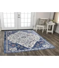 Rugs Town Tapestry Dark Blue TPR109 2 ft. 6 in. X 7 ft. 3 in. Rectangle Rug