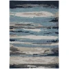 Amer Abstract ABS-4 Gunter Blue Rug 5 ft. X 8 ft. Rectangle