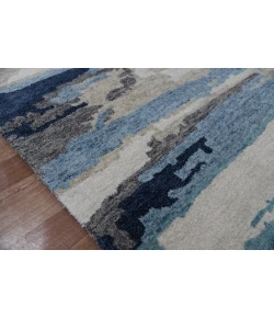 Amer Abstract ABS-4 Gunter Blue Rug 5 ft. X 8 ft. Rectangle