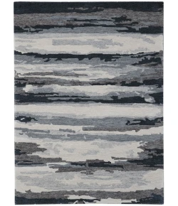 Amer Abstract ABS-6 Gunter Dark Gray Rug 8 ft. X 10 ft. Rectangle