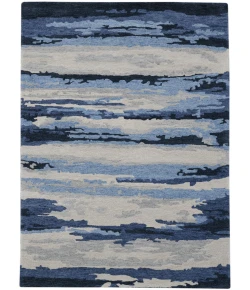 Amer Abstract ABS-7 Gunter Navy Rug 5 ft. X 8 ft. Rectangle