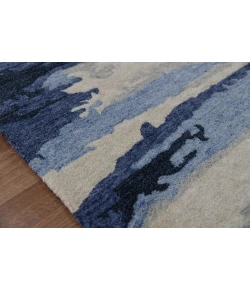 Amer Abstract ABS-7 Gunter Navy Rug 5 ft. X 8 ft. Rectangle