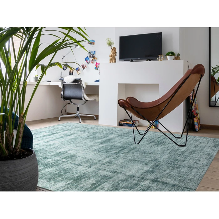 Amer Affinity Londyn Sea Hand-Woven Viscose Area Rug 2' x 3'