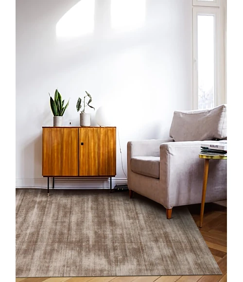 Amer Affinity Londyn Camel Hand-Woven Viscose Area Rug 9' x 12'