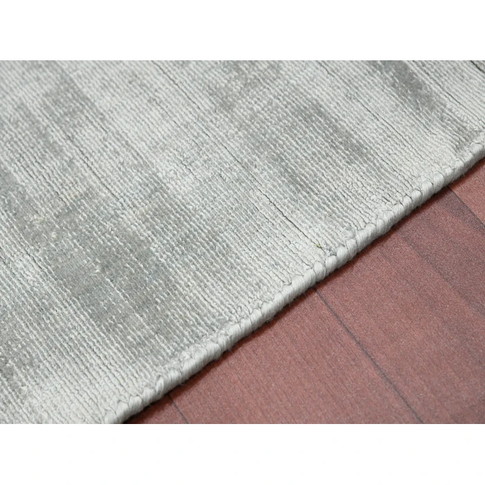 Amer Affinity Londyn Silver Hand-Woven Viscose Area Rug 4' x 6'