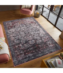 Amer Alaska Beige/Red ALA-1 5ft.3in. x 7ft.6in. Rect. Rug