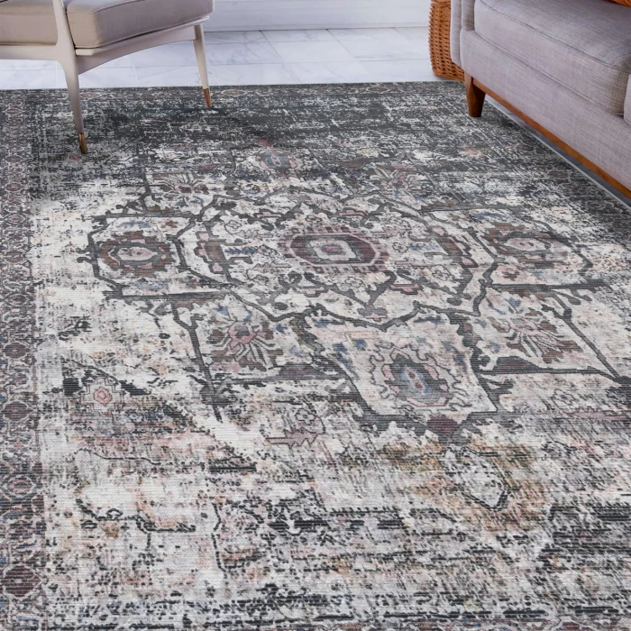 Amer Alaska Beige/Gray ALA-2 5ft.3in. x 7ft.6in. Rect. Rug
