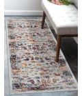 Amer Alexandria Cochise Orange Bordered Runner Rug 2'x6'